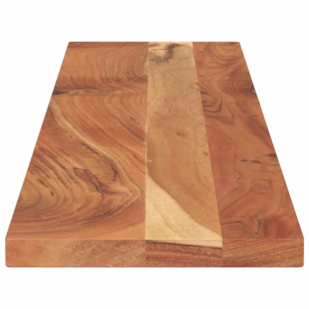 vidaXL Piano Tavolo 140x40x2,5 cm Rettangolare Legno Massello Acacia, Piano per Tavolo Rettangolare, Piano Tavolo in Legno, Piano per Tavolo da Pranzo
