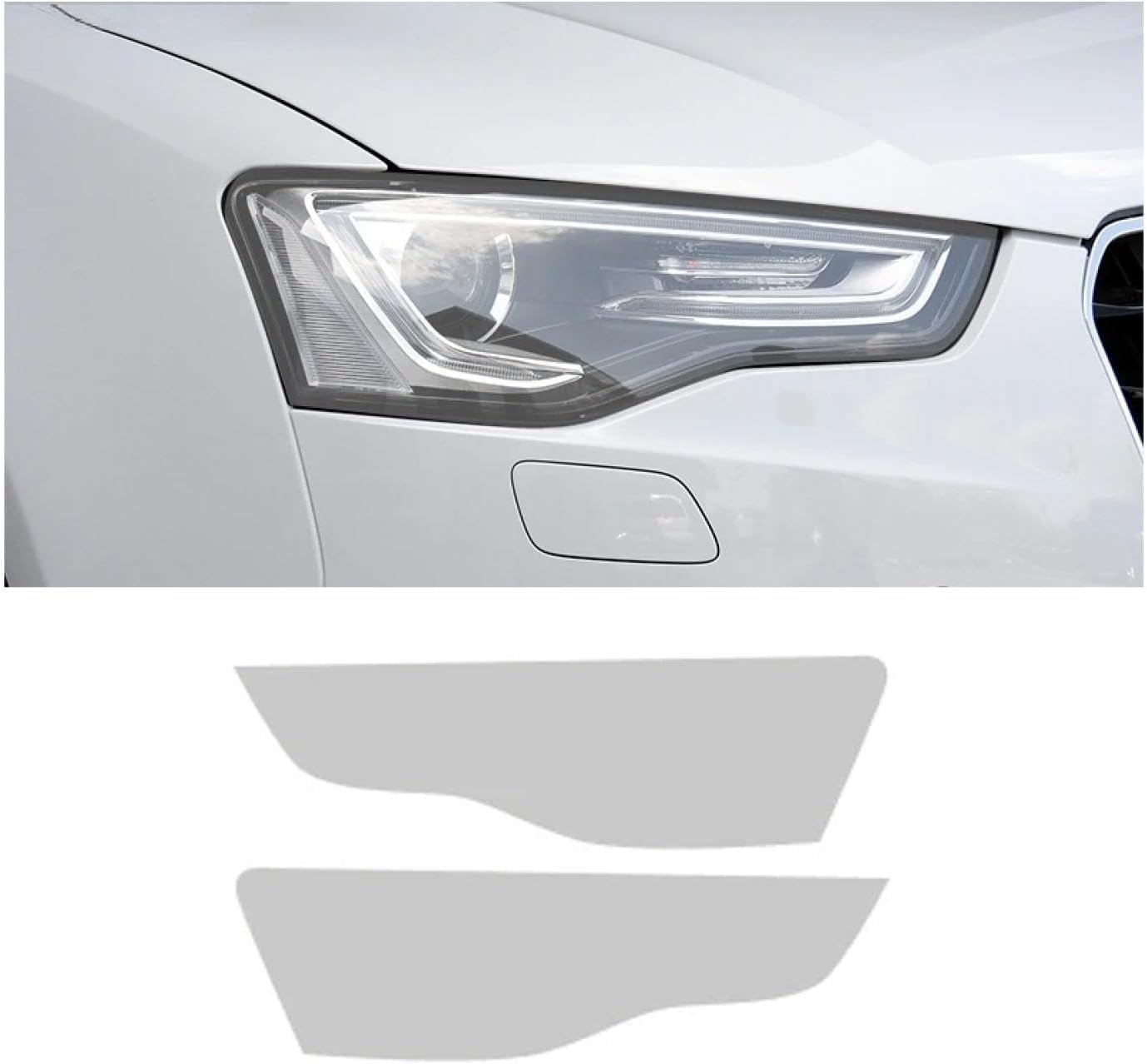SamLng Car Front Light Film for A5/S5/RS5 2011-2016 Car Headlight Protective Film Car Front Headlamp Protection Film car Lights Film Headlight Anti-Scratch Non-Yellowing Protective Film