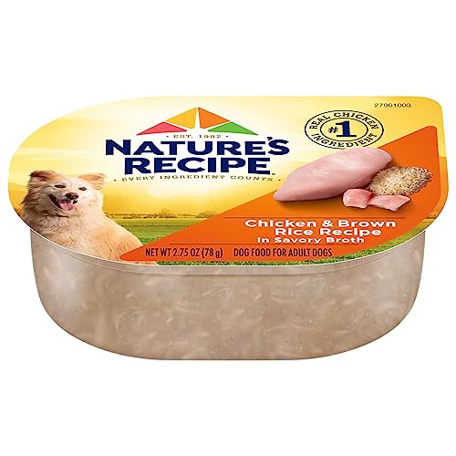 Natures Recipe Moist Canine Meals Hen in Broth Recipe 275 Ounce Cup pack of 12 Package Deal Could Fluctuate  Cucciolini Doodles Natures recipe moist canine meals hen in broth recipe 2 75 ounce cup pack of 12 package deal could fluctuate   cucciolini doodles