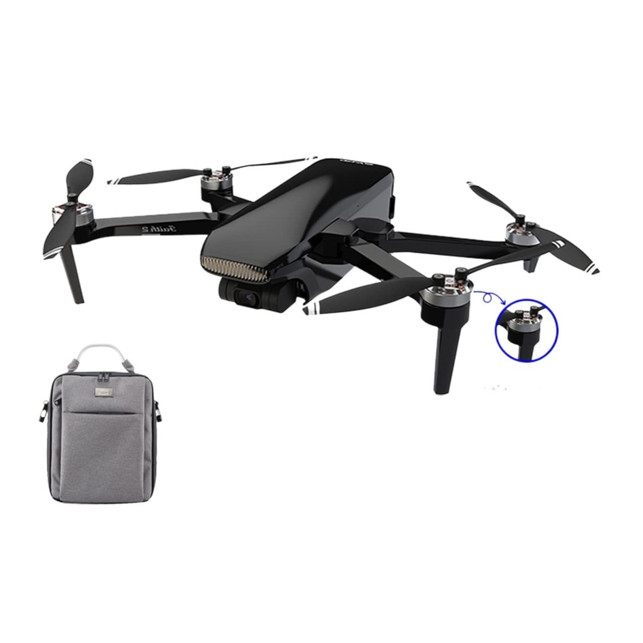 Odległość lotu drona 5000 m z podwójną kamerą 4K Profesjonalny 5G WiFi FPV Drone Bezszczotkowy silnik Rc Quadcopter (Kolor: biała torba 4K 3B Rozmiar: 1) (Pomarańczowa torba 4K3B 128G 1)