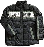 sportives Design Camp David Herren Steppjacke mit Logo-Applikation
