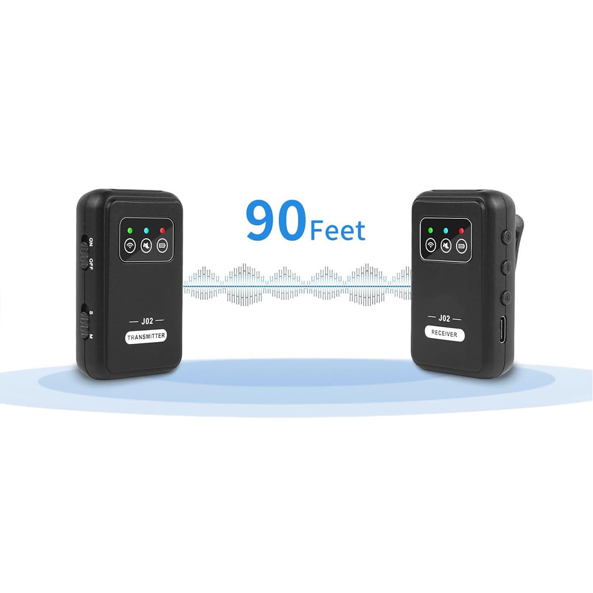 Sarini Sistema de monitoreo intrauditivo estéreo/Mono inalámbrico 2.4G, función de emparejamiento de Auriculares, Sistema estéreo Profesional para Estudio y presentaciones en Vivo