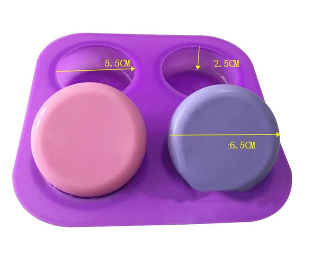 3 Pz 4 Cavità Sapone Stampo in silicone Strumento fai da te Sapone