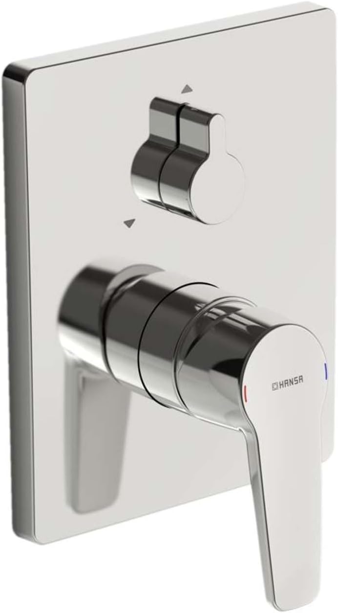 Hansa 80609093 Final Assembly Set/Control Unit Single-Lever Bath Mixer Tap Hansapolo Silencer, Alignment of Rosette After Mounting Possible | Flow Rate: 21/21L/MIN