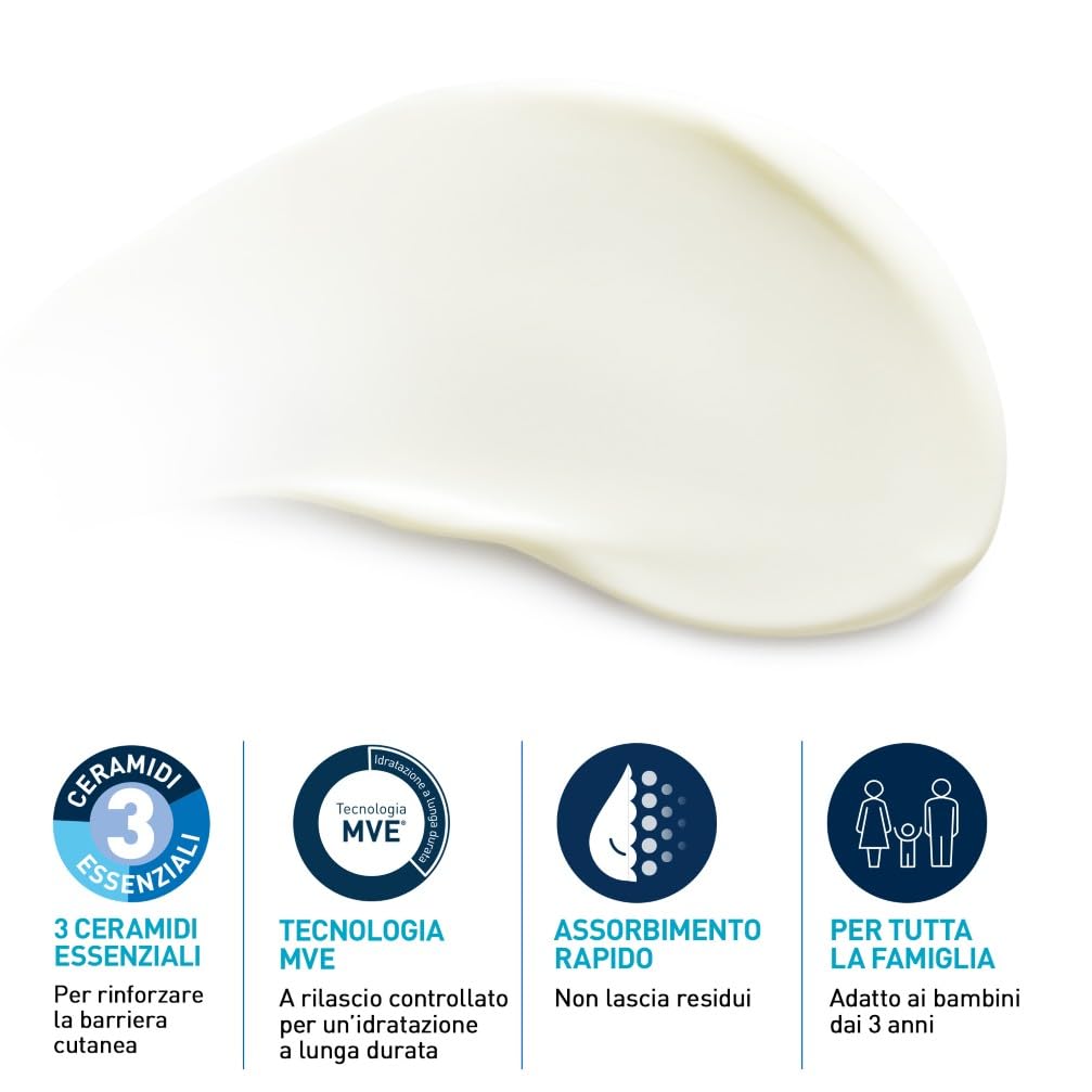 CeraVe Protezione Solare Idratante Invisibile SPF30, Per Tutte le Tipologie di Pelle, Protezione Molto Alta, Idratazione 24 ore, Texture Leggera e Invisibile sulla Pelle, 177ml