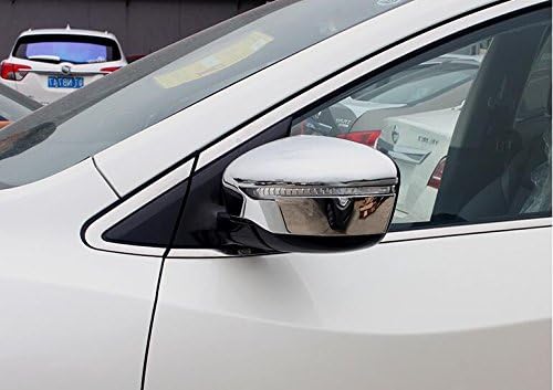 2pcs Chrome Rearview Side Mirror Molding Cover Trim Strip Decorative Emblems for Nissan Murano 2015 2016 2017 2018 2019 2020 2021 2022 2023