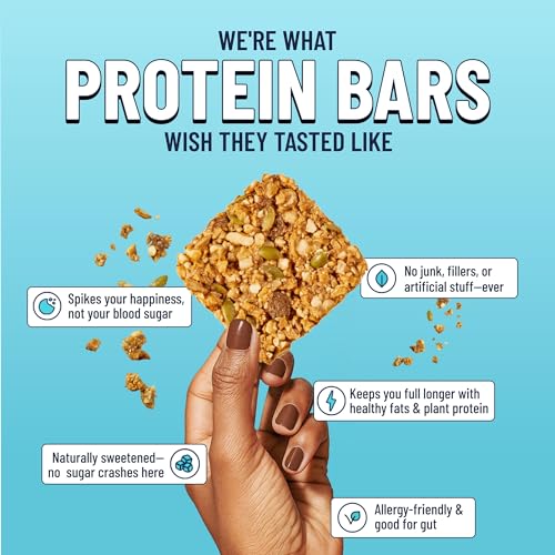 Image of YES Nut Bars - Soft Chewy Healthy Snack Bars (Apple Cinnamon, 6 count) | Made with Organic Maple Syrup - Vegan, Paleo, Gluten Free, No Refined Sugar, Dairy Free, Plant Based Protein, Low Sugar
