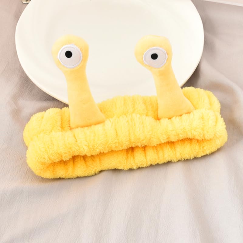 Miniatura 7 de Diadema de lavado facial de caracol, diadema de maquillaje facial Harirband para lavar la cara, envoltura para la cabeza, diademas elásticas de