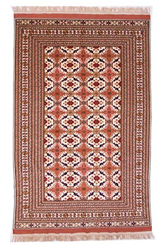 Nain Trading Afghan Mauri Kabul 196x286 Noué à la Main Tapis d'Orient Tapis Laine et Soie