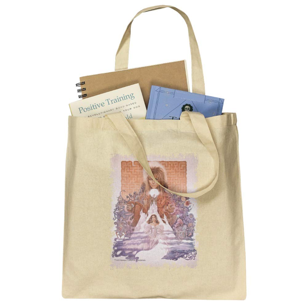 Labyrinth Movie Tote Bag - David Bowie As Jareth, Goblin King Design, Reusable Grocery Bag (Large) - View #7