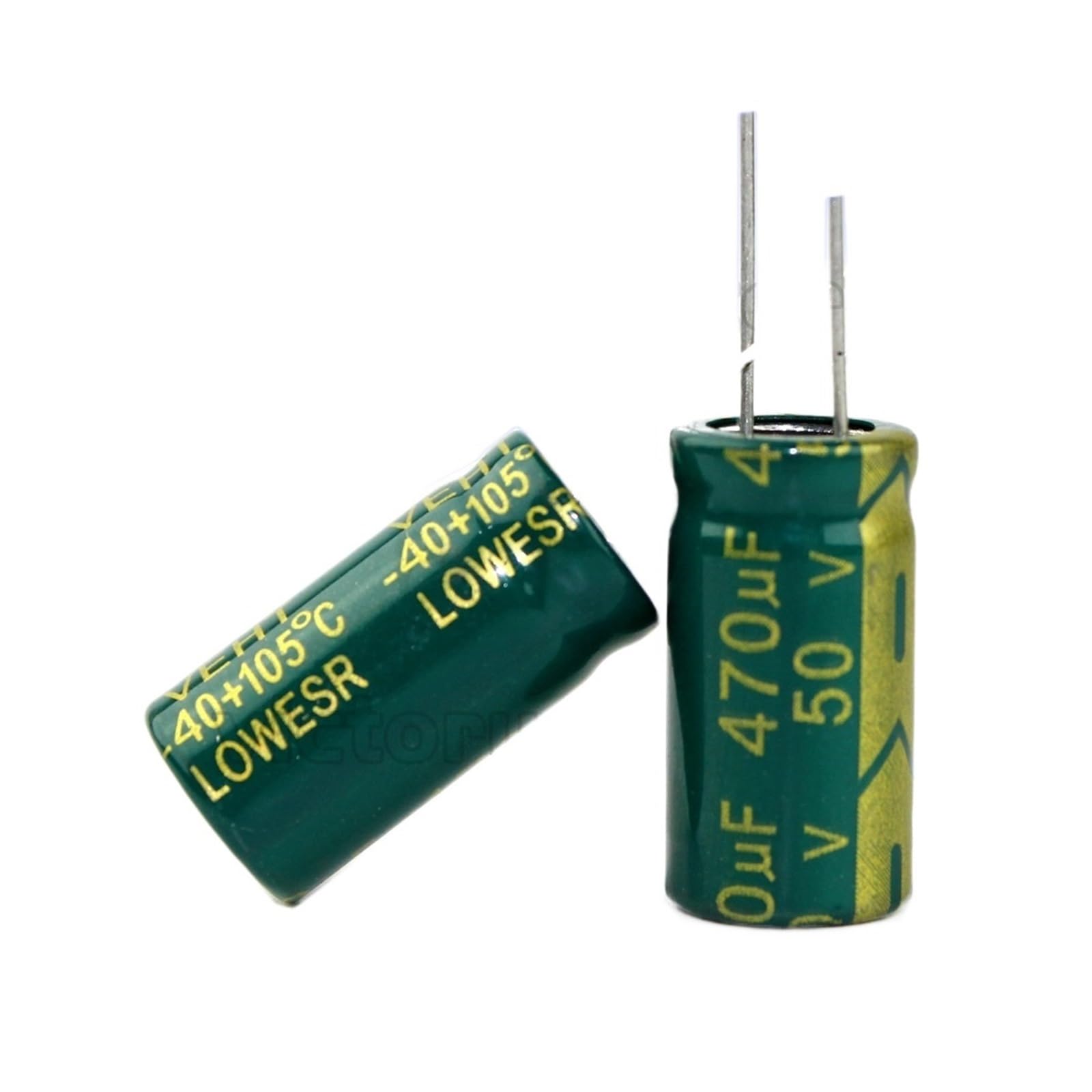 Condensateurs 470uF 50V basse résistance pour un filtrage haute fréquence