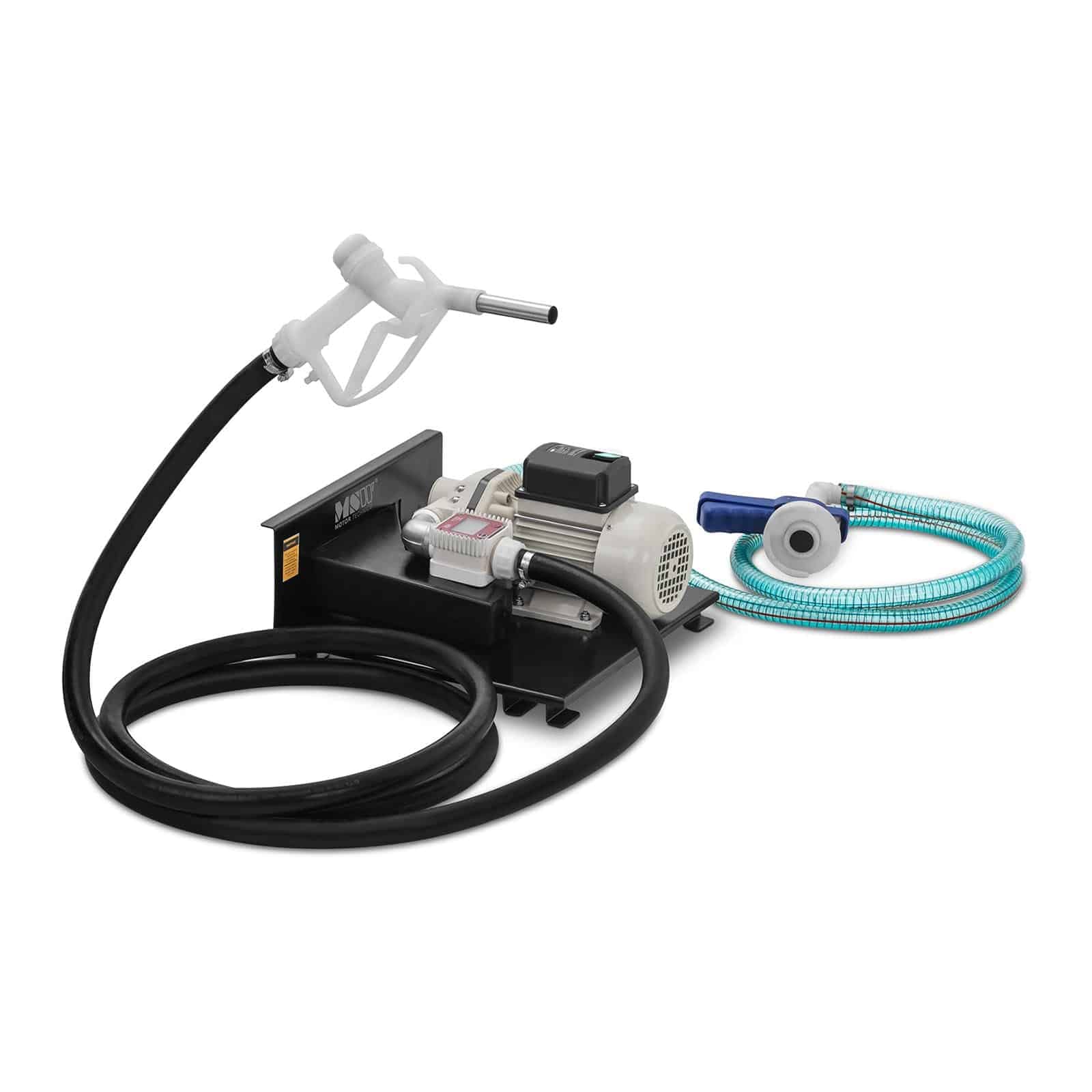 MSW Bomba Para Trasvase De Urea MSW-AOP40S (Velocidad Rotación 2.800 RPM, Caudal 38 l/min, Potencia 375 W, Mangueras, Soporte y Contador Incluidos)