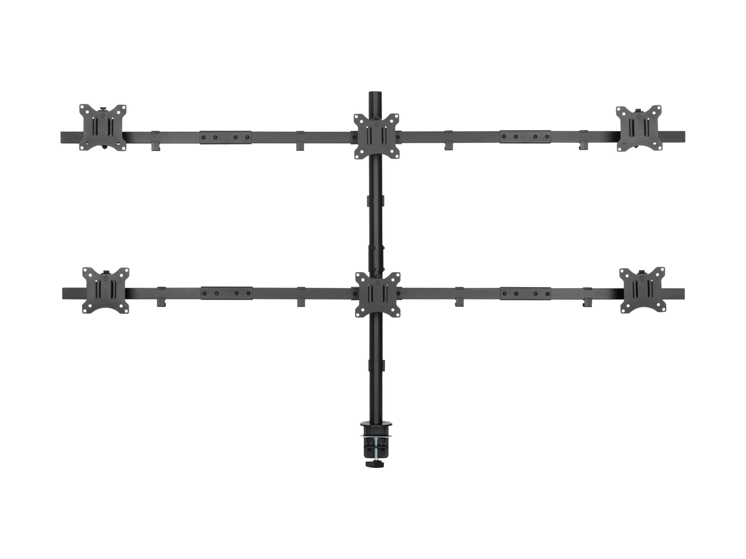 Equip 650160 17"-32" supporto da tavolo mobile per 6 monitor