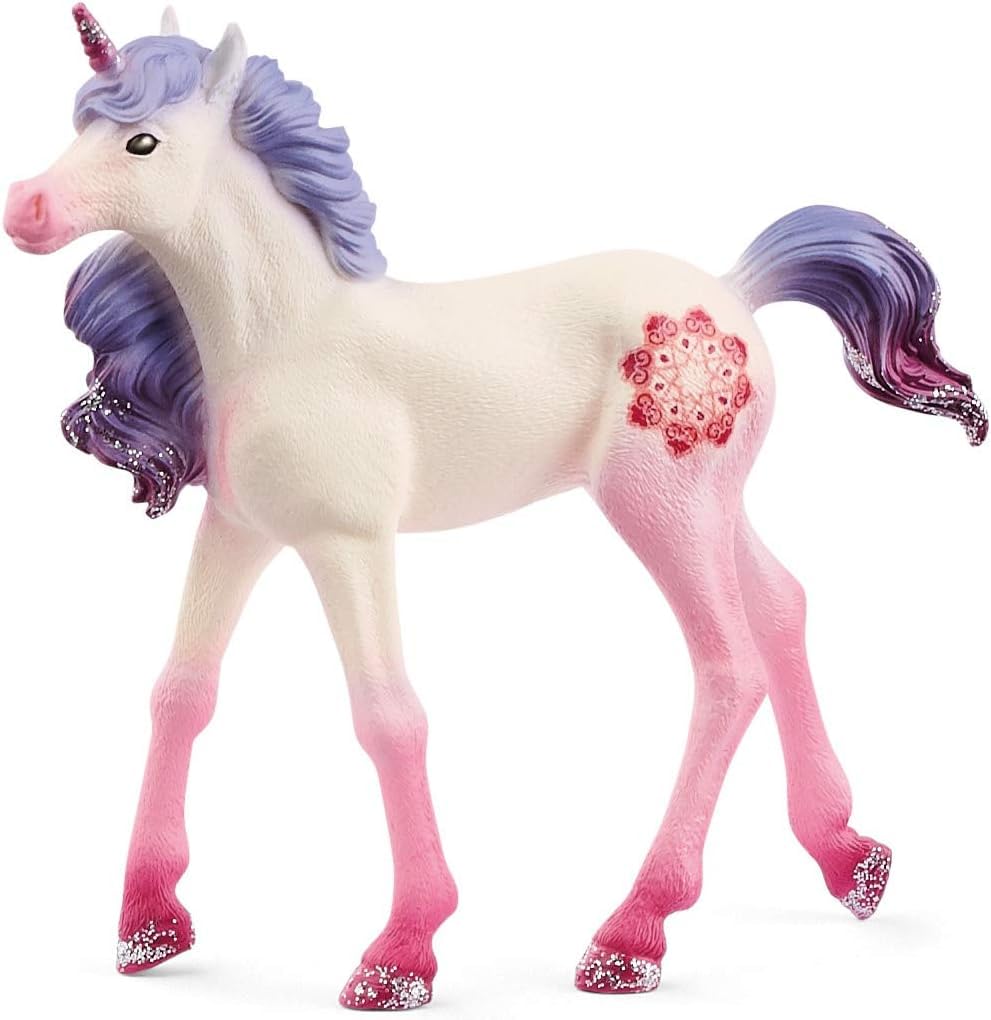SCHLEICH - Licorne Mandala, poulain - 70716 - Gamme : bayala