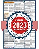 2022 Washington Labor Law Posters (Laminated) Combo State and Federal Poster 27"x40"
