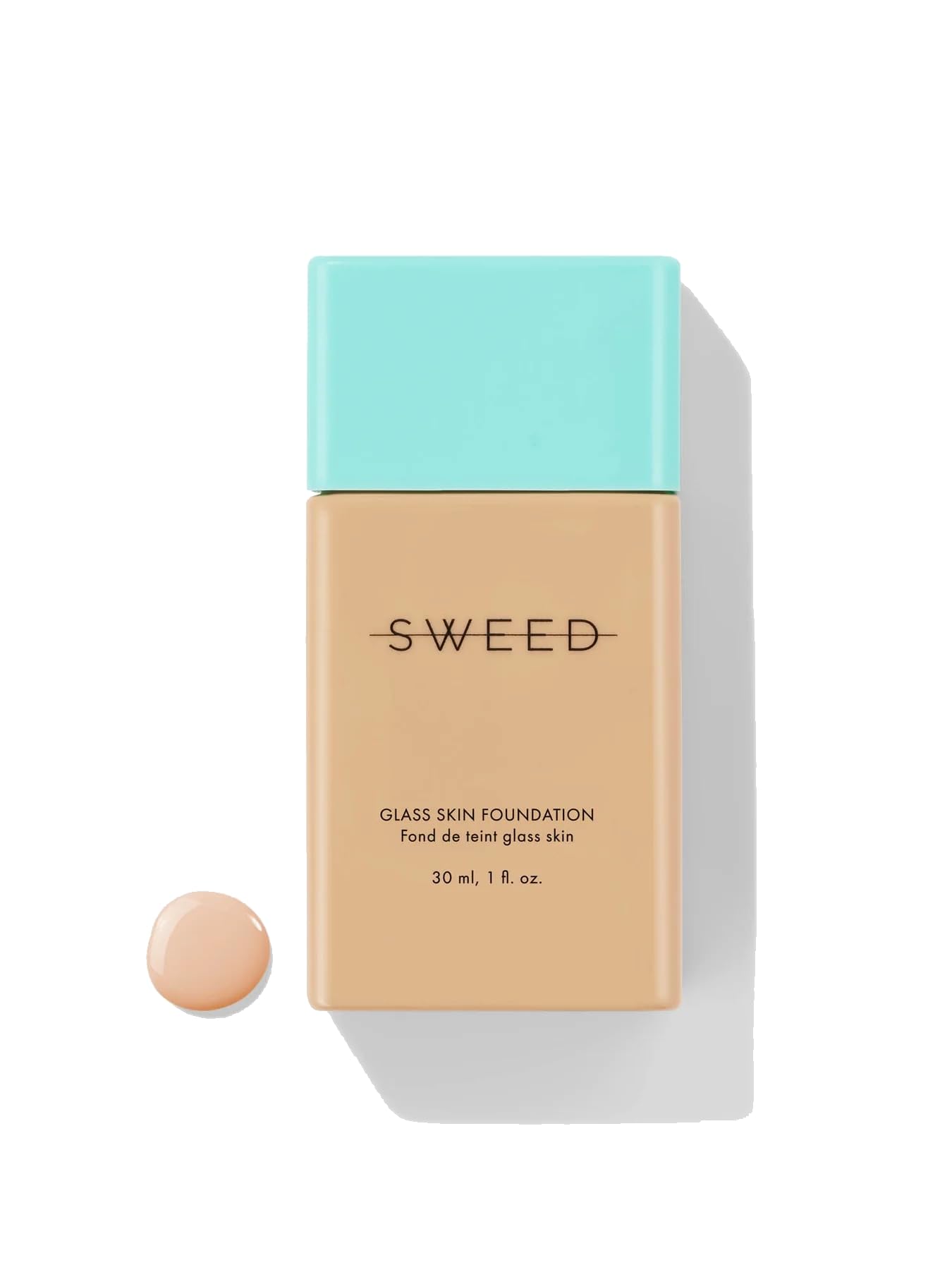 SweedGlass Skin Foundation | Long-Lasting Fluid Formula | Hydrate, Moisturize, Lift, Plump, Protect | Vegan, Cruelty-Free, Clean Beauty (05 LIGHT N)