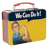 Smithsonian - Rosie The Riveter - We Can Do It! - Large Tin Tote Lunch Box - 61160