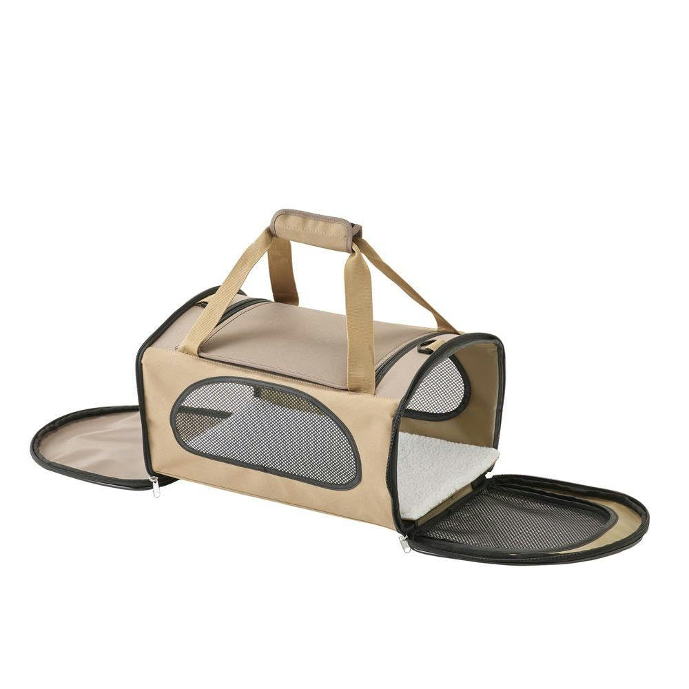 Amazon.co.jp: カインズ(CAINZ) 折りたたみペットキャリー ベージュ 幅