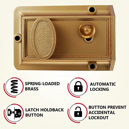 Nu-set KA Heavy Duty Night Latch - Thumbnail 3