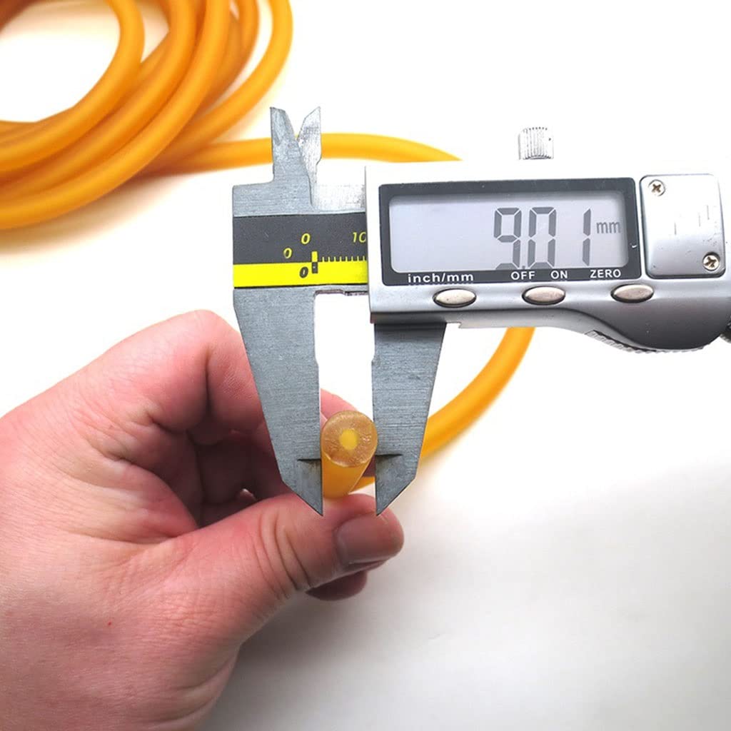 Rurki z naturalnego kauczuku lateksowego, Wąż gumowy lateksowy 3 mm średnica wewnętrzna 9 mm średnica zewnętrzna 1-10 m do treningu jogi Slingshot Fitness(10m)