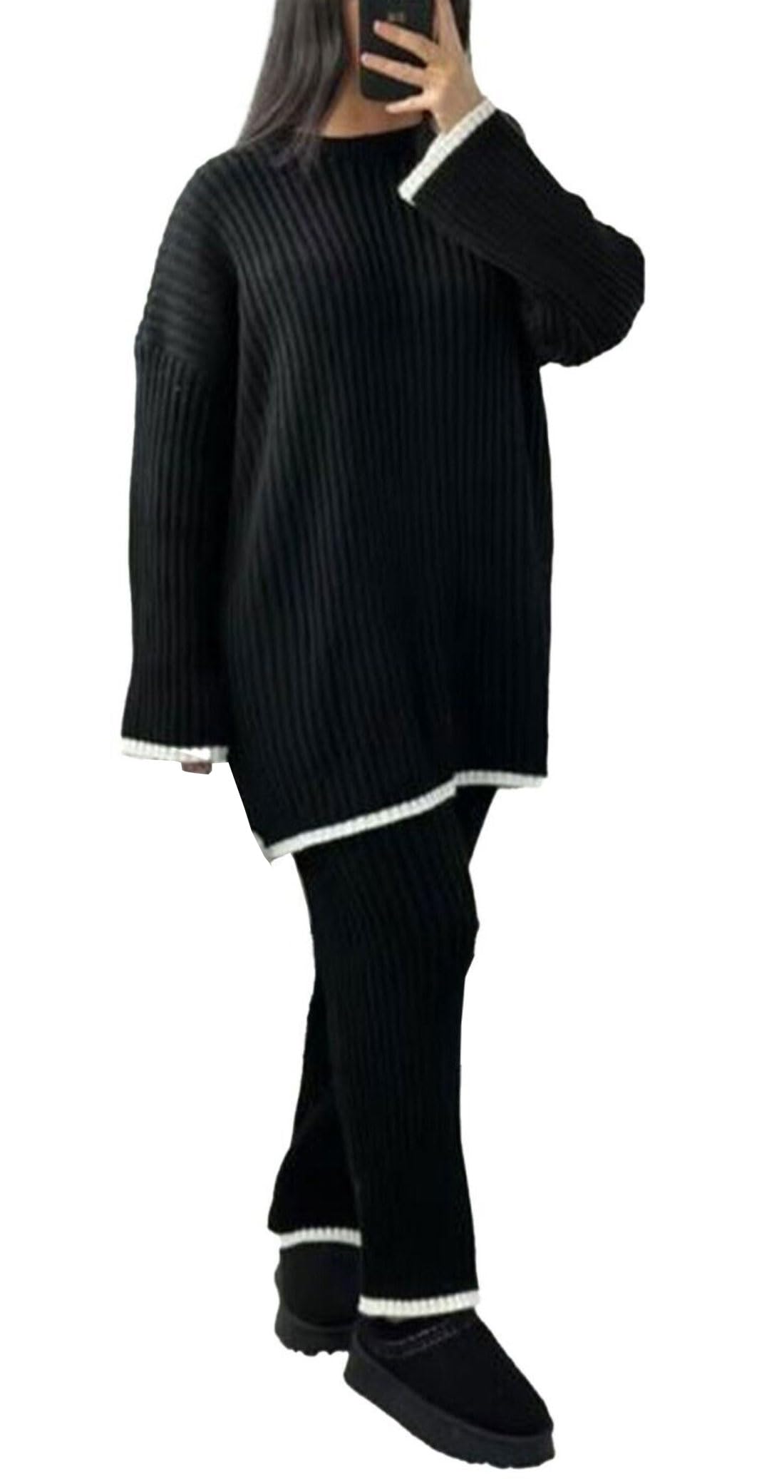 Ensemble palazzo oversize pour un confort sans serrer - 6