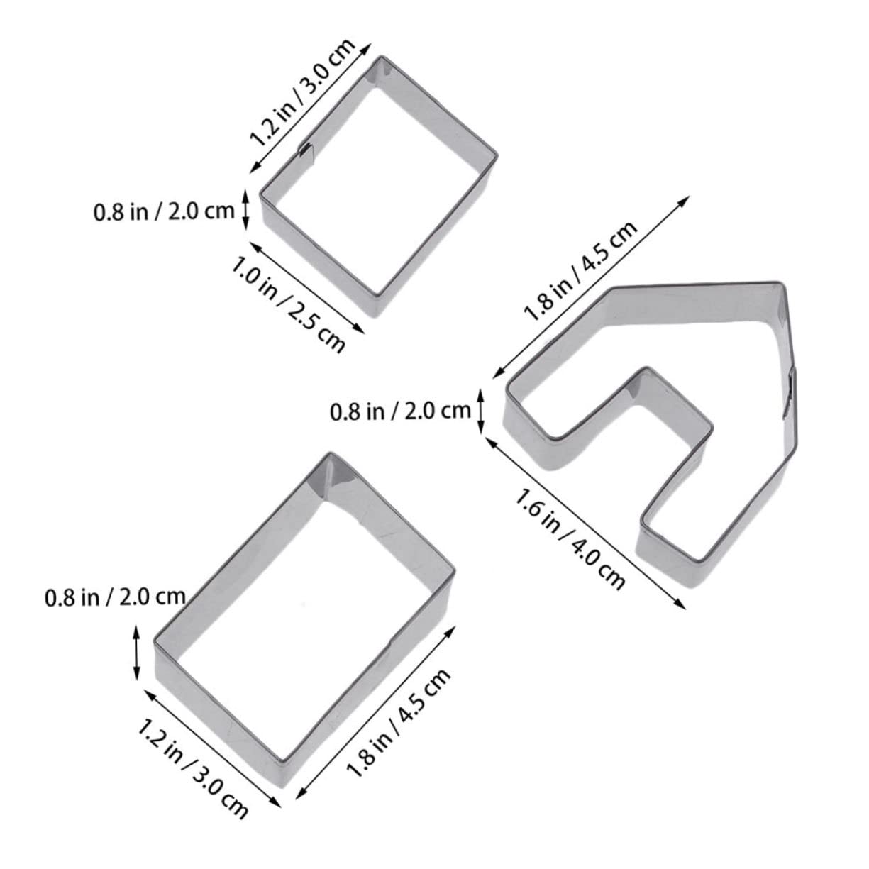 Kit De 5 Emporte-pièces/15 Pièces Pour Biscuits De Noël Robustes Et Faciles À Nettoyer
