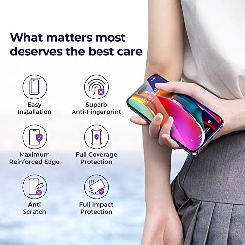 Okonz Onzscreen Ultra Series Iphone 14 Pro Max Screen Protector Tempered Glass Case Friendly Full Coverage (Full Coverage Clear) #TOP2