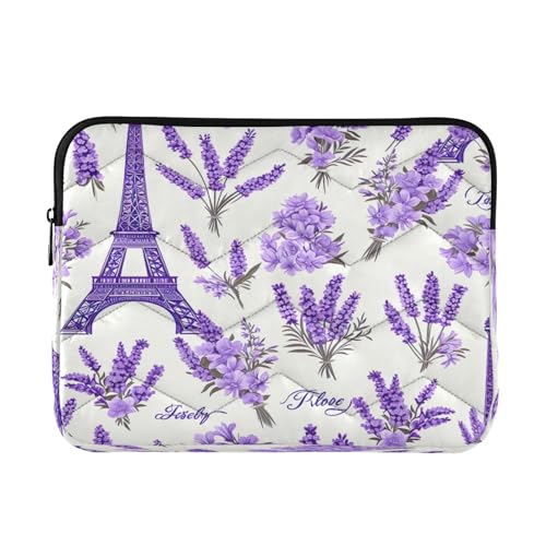 Funda para Laptop 13-14" Impermeable con Diseño Floral Lila