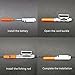 MEEYO Fishing Glow Sticks LED Night Fishing Strike Alert Glow Stick Bite Alarm, Battery Included 8 Pack (8, Red)