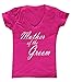 P&B The Brides Maid of Honor Women's V-neck, M, Fuchsia