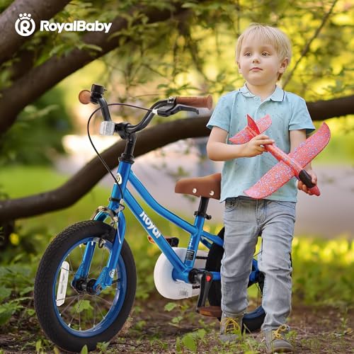 Image of RoyalBaby Kids Bike, Terra EZ Balance to Pedal Convertable Bicycle, 14 16 18 Inch Easy Learn Balancing to Biking Boys Girls Ages 3-9 Years Beginners