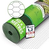 LAINFELD Grillage à mailles fines | 50 x 1 m | Clôture de grillage avec maille de 2,5 cm | Grillage de lapin | Grillage pour volière