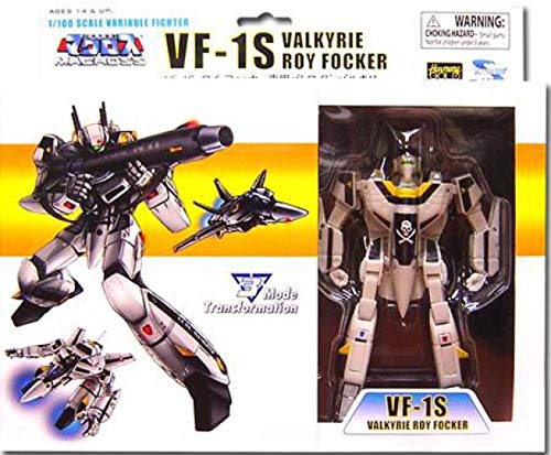 Robotech Macross Toynami 5 Inch 1/100 Scale Fully Transformable Roy Focker's ...