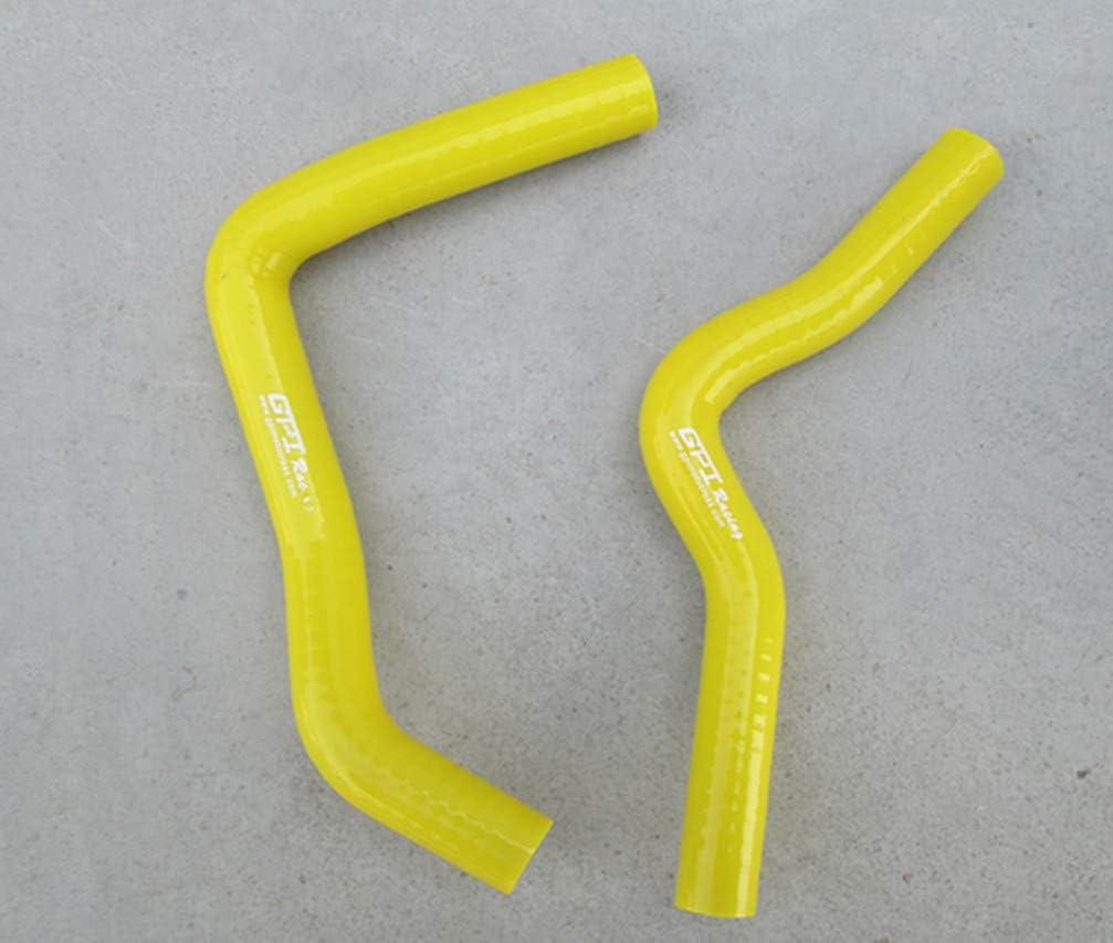 Silicone radiator hose for Suzuki RM85 RM 85 2002-2015 03 04 05 06 07 08 09 10 11 12 (YELLOW)