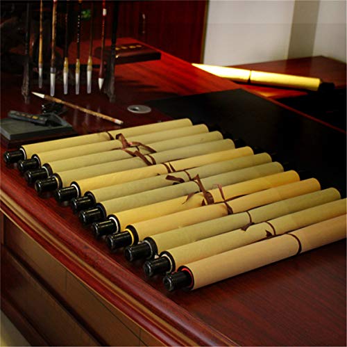 Zzooi Chinese Endure Word Wall Art Hanging Silk Calligraphic Scroll Painting,Bushido Word #TOP4