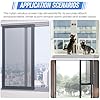 3/8 Inch Window Screen Clip with Screws, Screen Doors and Winter Panels, Offset Fastener Clips for Easy Installation (30 Pcs Black)