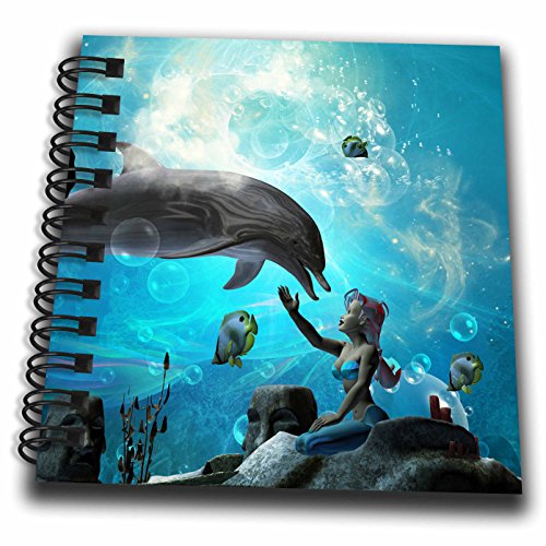 Mini bloc-notes sirène 3drose cadeau original pour enfants et adultes