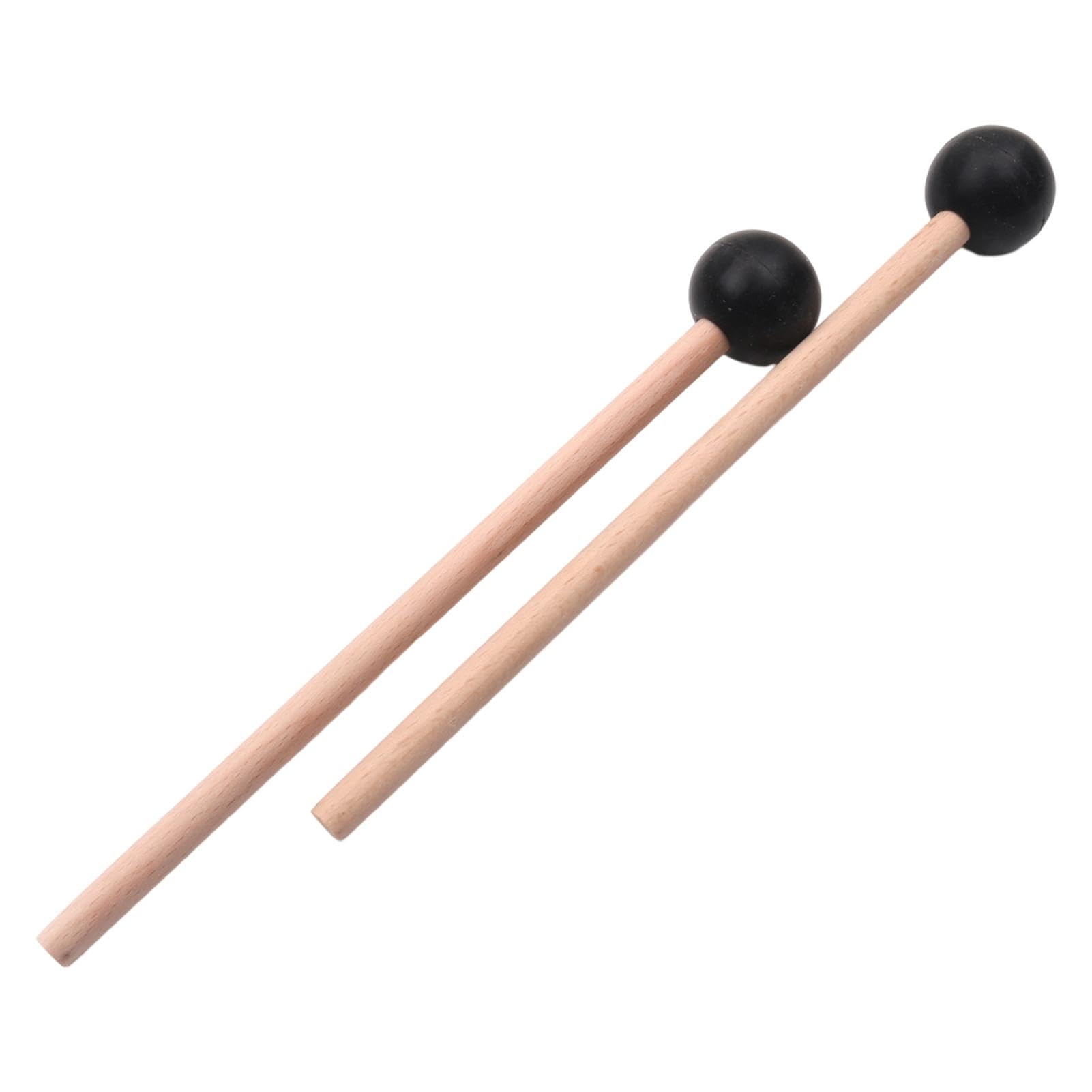 Maillets de percussion en caoutchouc | Maillets de xylophone avec tête en caoutchouc | Baguettes de batterie pour percussion comme tambour de langue, xylophone, carillon, handpan