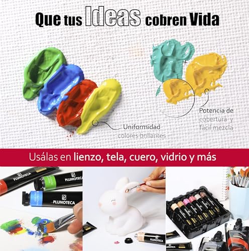 La Mejor Recopilación de Pintura para Pintar Ropa al mejor precio. 27 Pintura para Pintar Ropa marca PLUMOTECA (3)