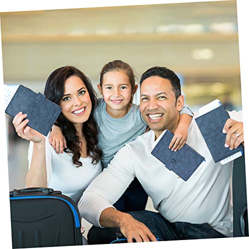 TENDYCOCO Livro De Passaporte Titular Do Cartão De Crédito Titular Do Cartão De Vacinas Titulares De