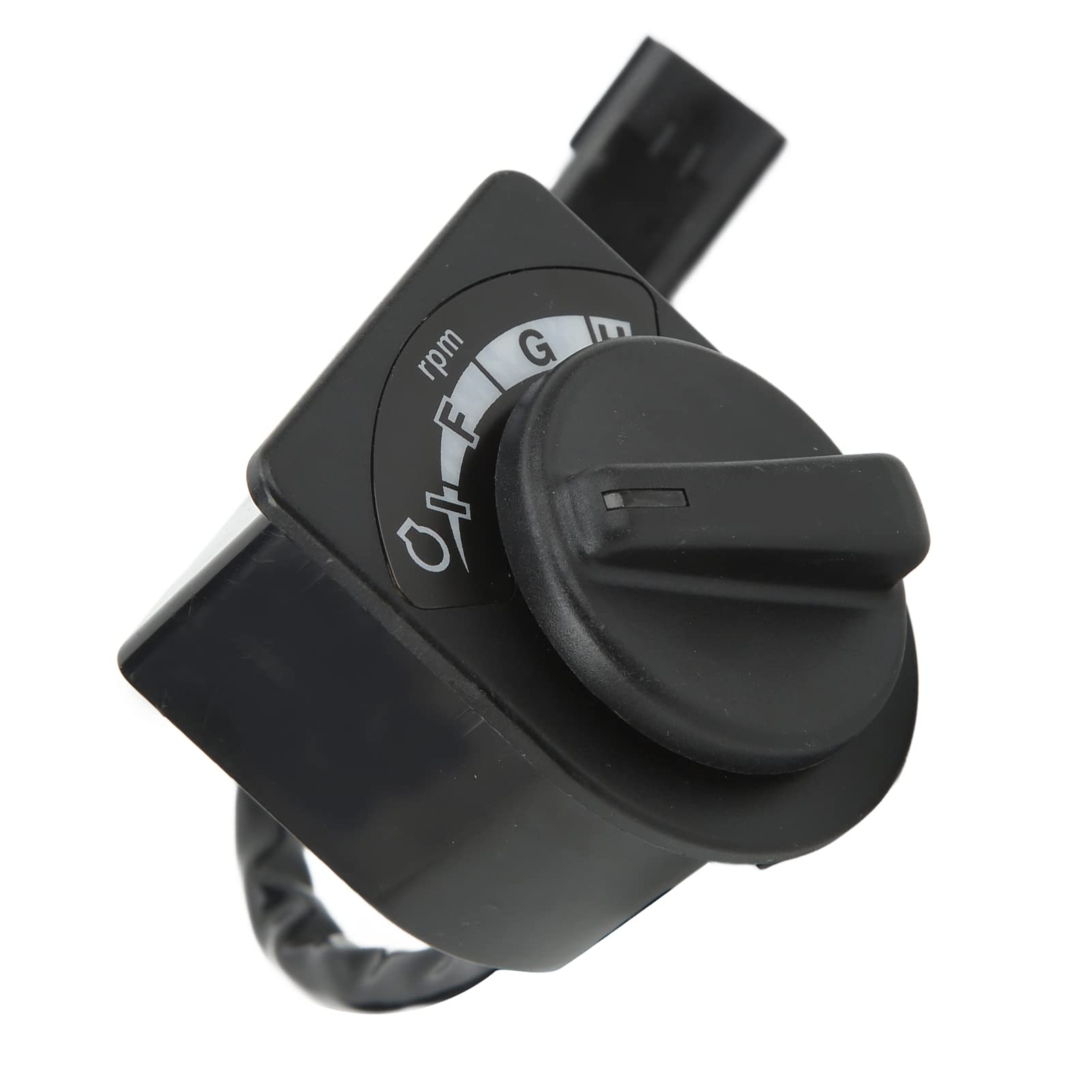 Interruptor del Motor del Acelerador Unidad Selectora de Perilla del Acelerador del Motor Duradera para Excavadora EC220D EC250D ABS de Alta Resistencia 1 Unidad