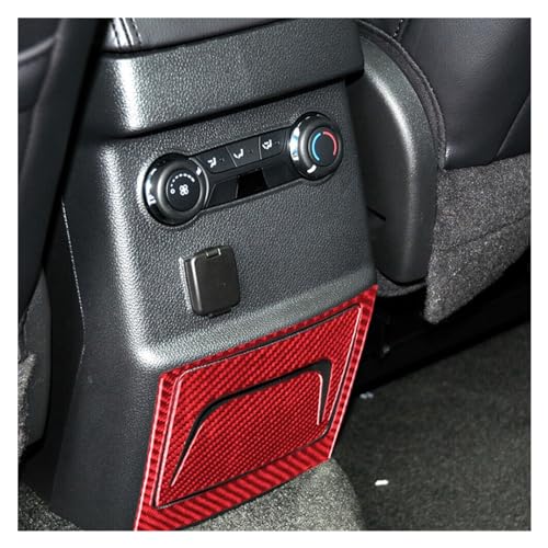Embellecedor rojo de caja trasera para Explorer: acabado interior de alta calidad 4