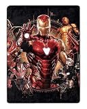 NORTHWEST Iron Man Silk Touch Throw Blanket, 46' x 60', Iron Legacy
