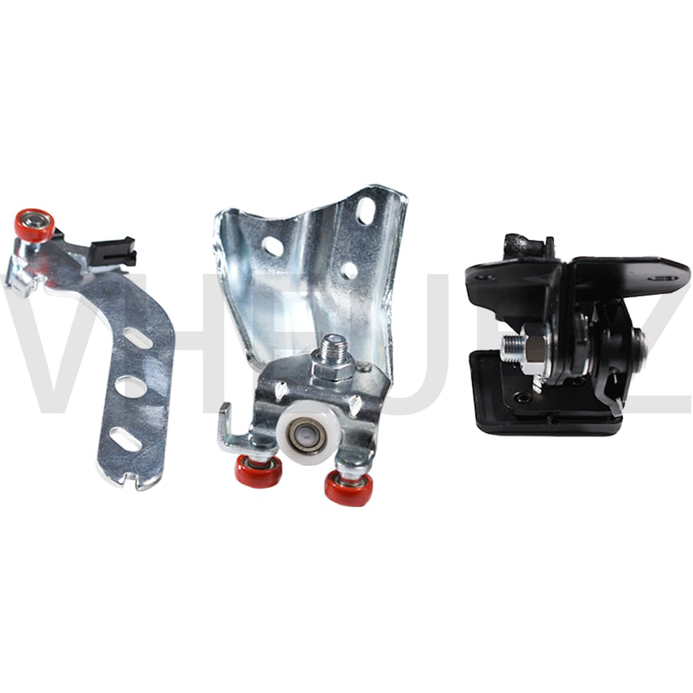 Juego de 3 rodillos de guía para puerta corredera compatible con Fiat Ducato 2006 Peugeot Boxer 1344234080 1376704080 1344239080
