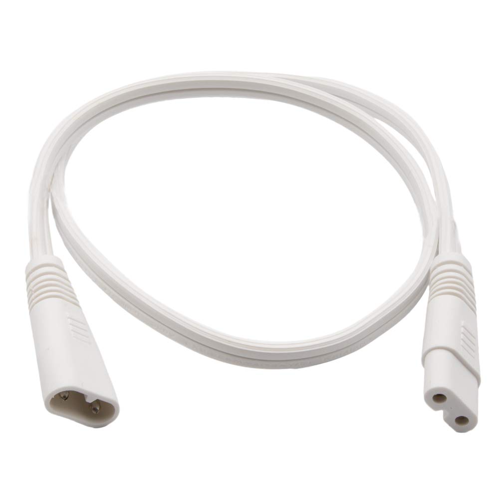 Maxxima 2 Ft. Extension Cable for Linkable Under Cabinet Lights, Combine up to 10 Feet per Pack (5 Pack)