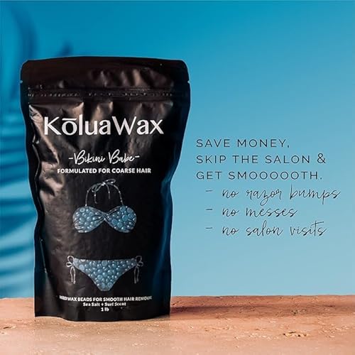 Koluawax 4354165321 Hard Wax Beads For Hair Removal – Coarse Hair Formula – Face, Brazilian, Underarms, Back Chest, Bikini Waxing thumb #5