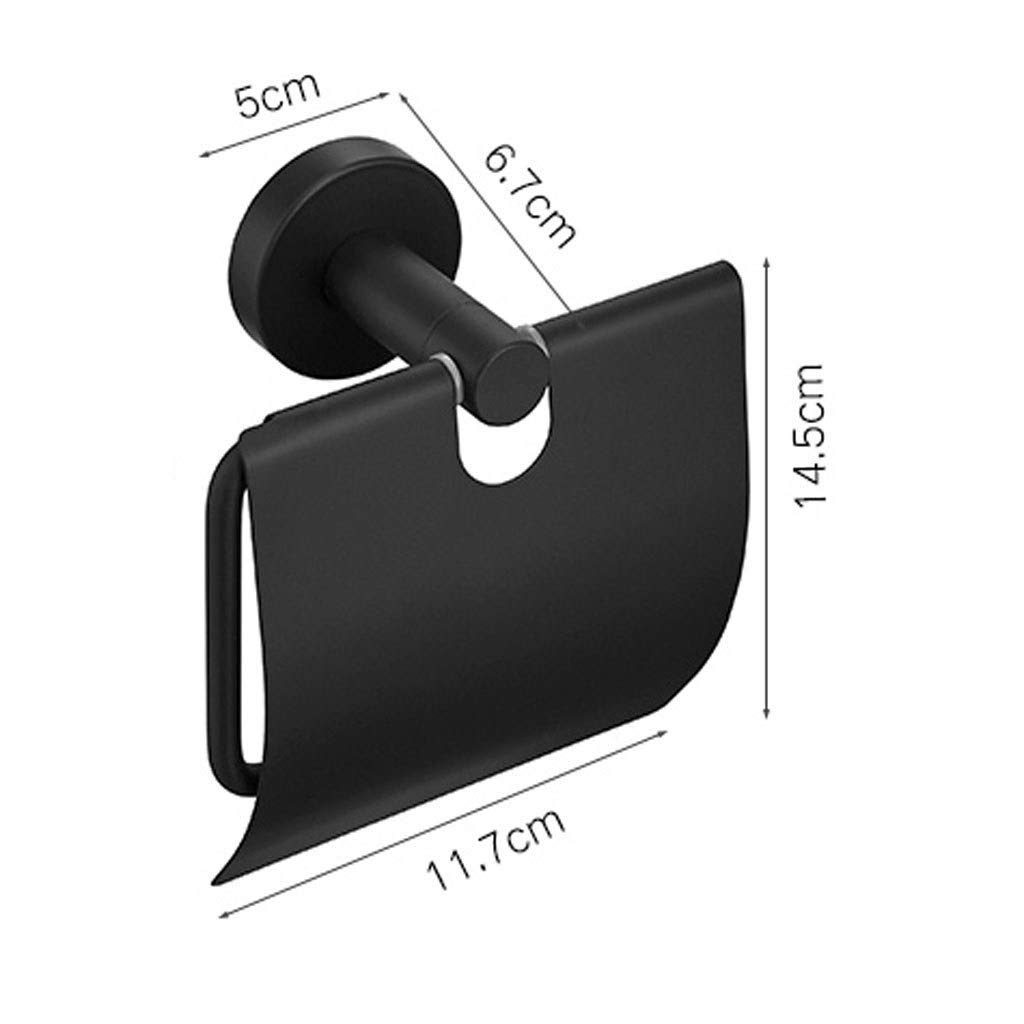 A Parete Supporto di Carta igienica, Supporto in Acciaio Inox Rotolo con Coperchio - Ruggine e Bagno con lavabo in The Bathroom