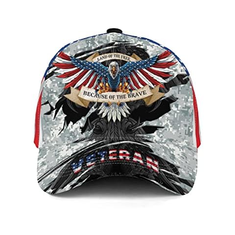 Hieprints Veteran Cap, Vietnam Veteran Cap, Veteran Gift, Soldier Cap, Veteran Day Gift, Veteran Hat, US Army Cap (Cap 4) Cover