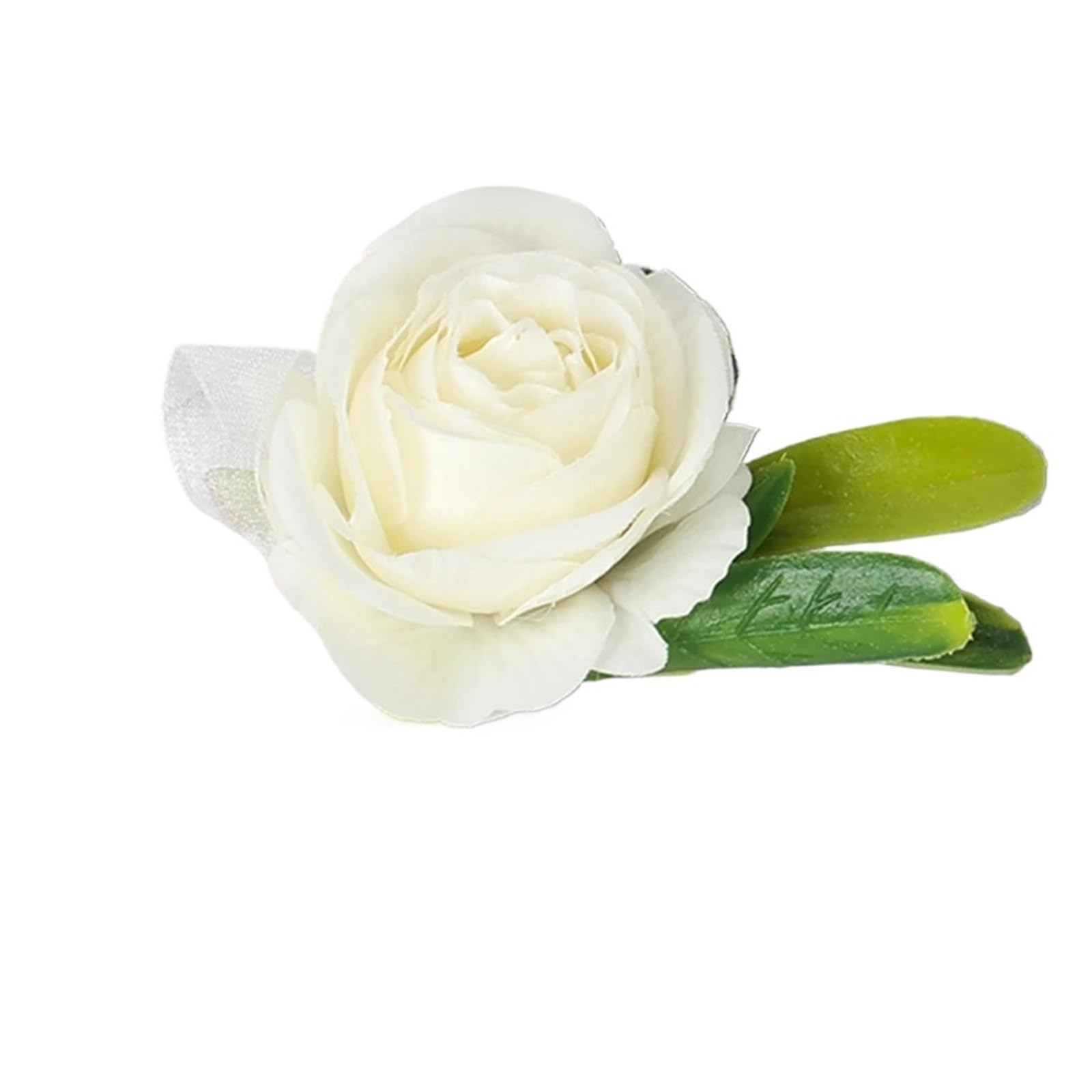 UJEDFHV Wedding Simulation Rose Corsage Wedding Boutonnieres For The Best Man And The Groom, Artificial Rose Bridal Wrist Corsages For The Bride And The Bridesmaid For Proms