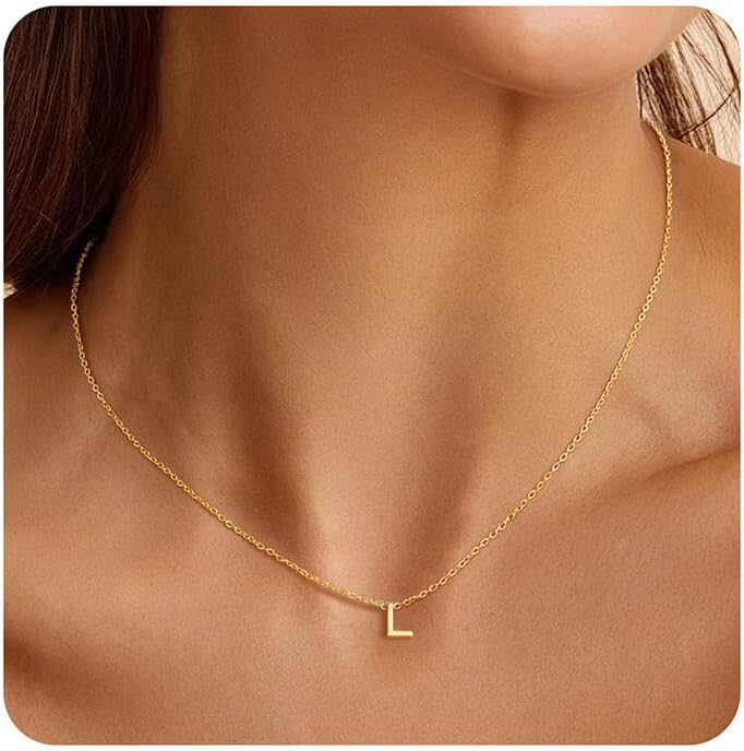 Charming Hart Ketting met Gegraveerde Initiaal Kralen in 18k Roségoud Charming Hart Ketting met Gegraveerde Initiaal Kralen in 18k Roségoud
